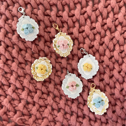 Anne Floral Pet ID Tag