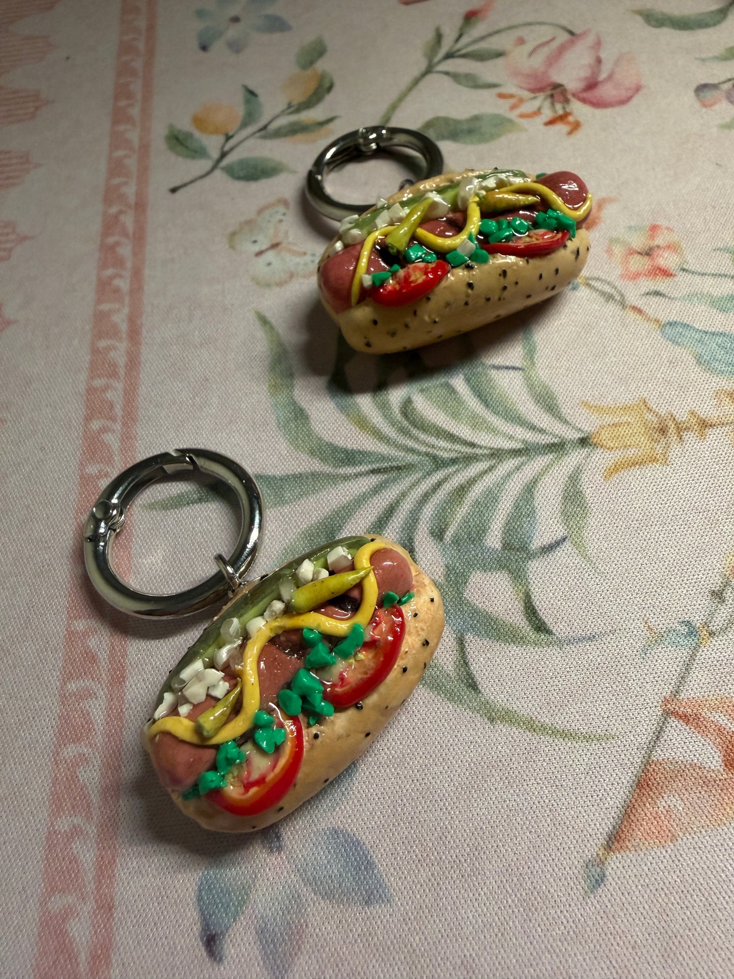 Chicago Style Hot Dog Pet ID Tag
