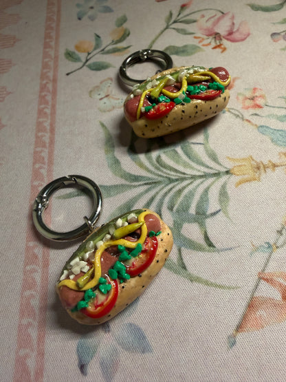 Chicago Style Hot Dog Pet ID Tag