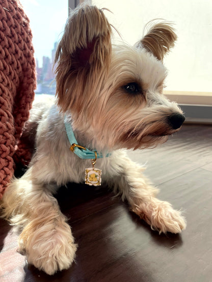 Catherine Floral Pet ID Tag