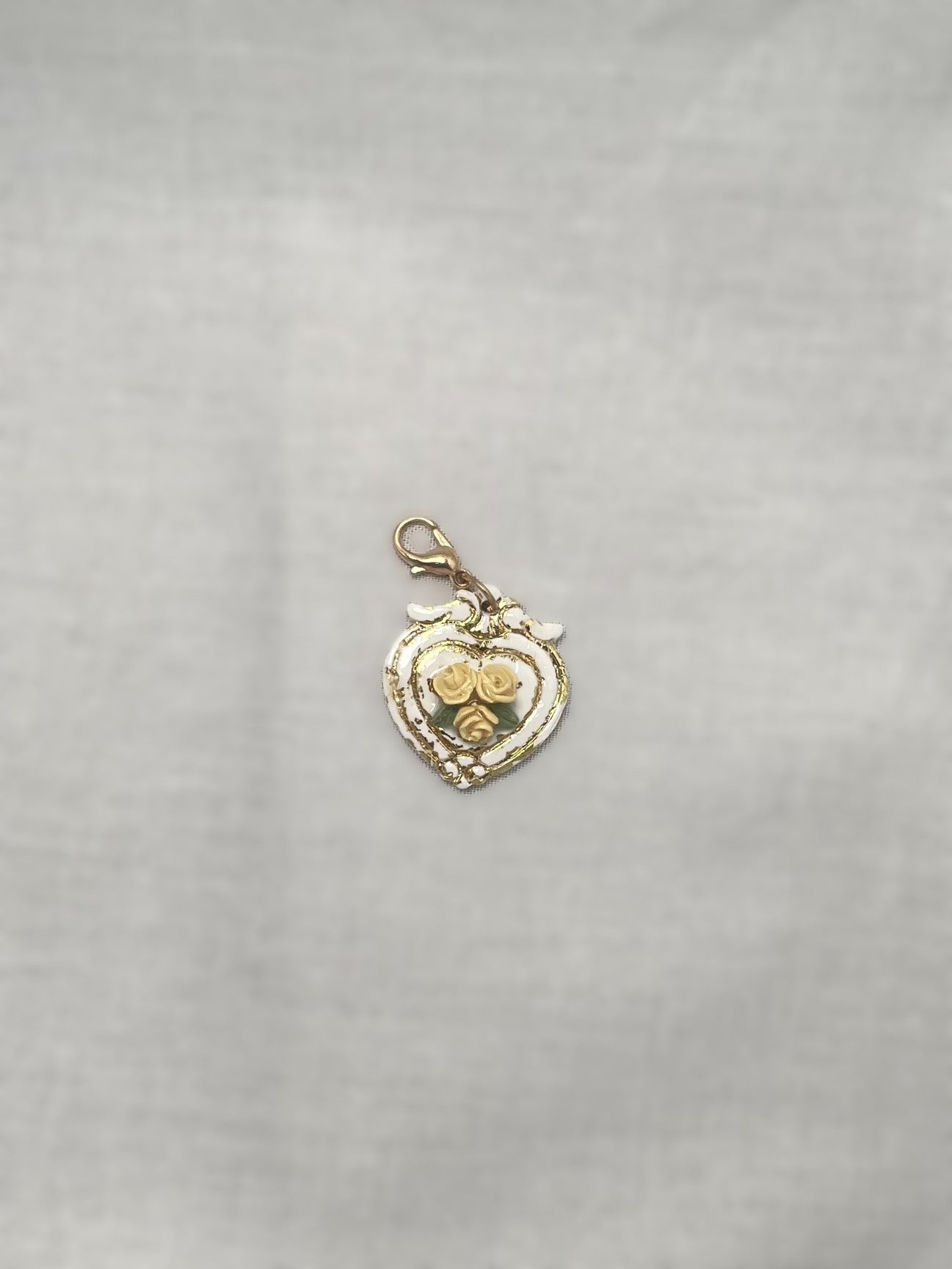 Charlotte Floral Heart Pet ID Tag