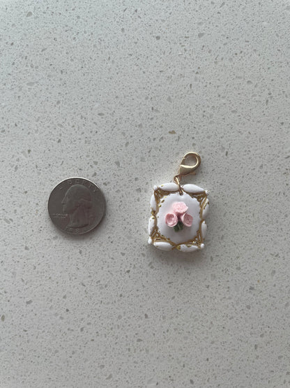 Catherine Floral Pet ID Tag